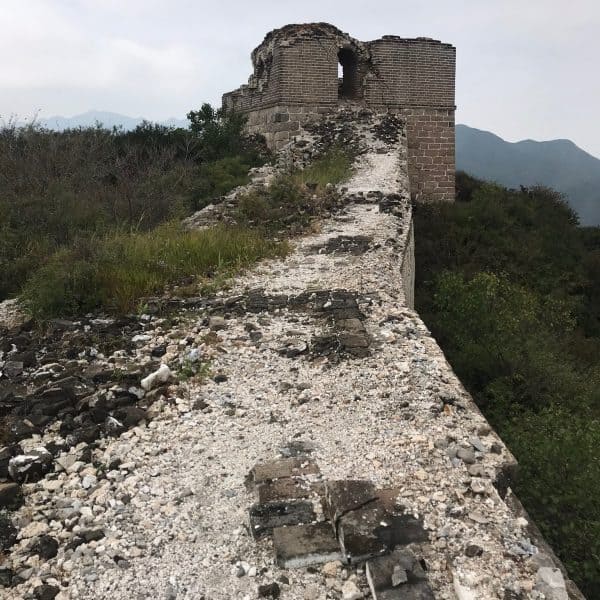 Partly destroyed Watchtower of the Great Wall