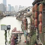 China Wuxi Old and New Town River